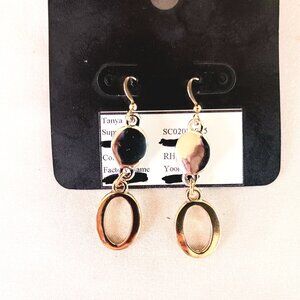 New Gold/Silver Oval Earrings
